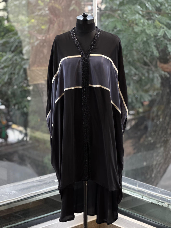 Black/Grey High Low Tunic