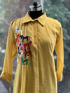 Yellow Embroidered Co ord