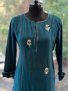Blue Organa Dupatta Set