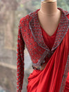Rust Jacket Style Drape