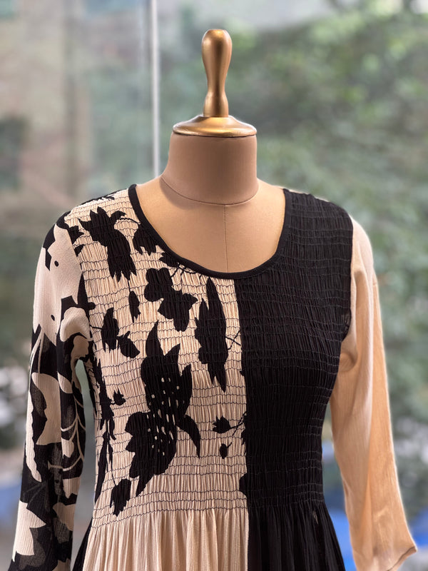 Beige Smoked Midi