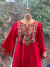 Red Skirt Set