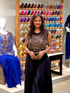 Black Flared Palazzo Set