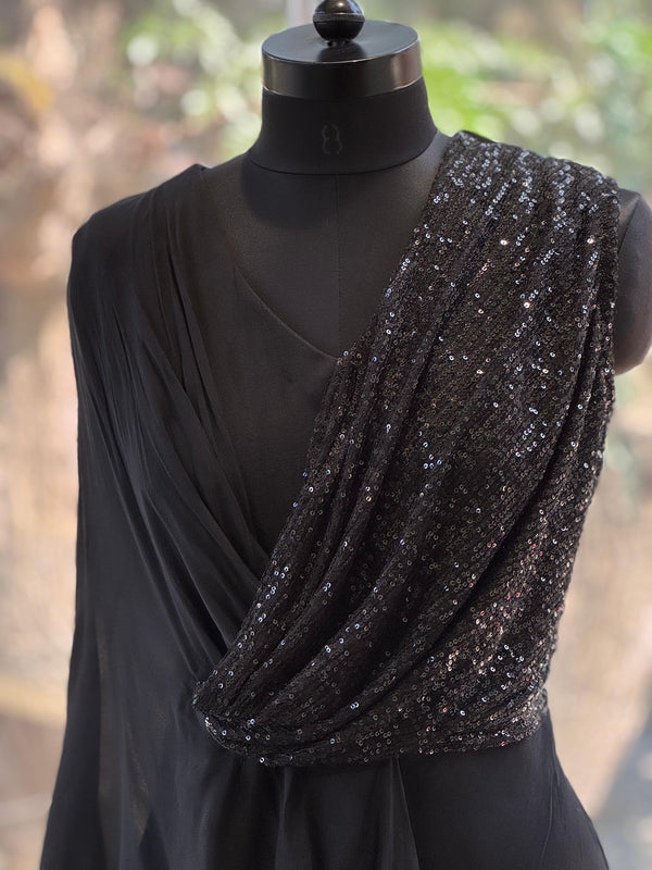 Black Shimmer Gown