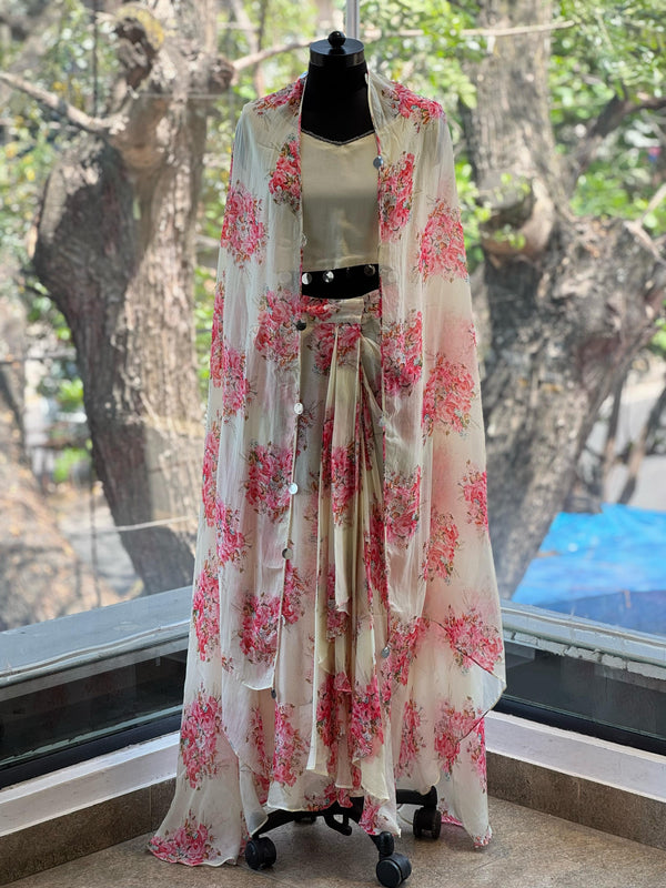 Floral Cape Set