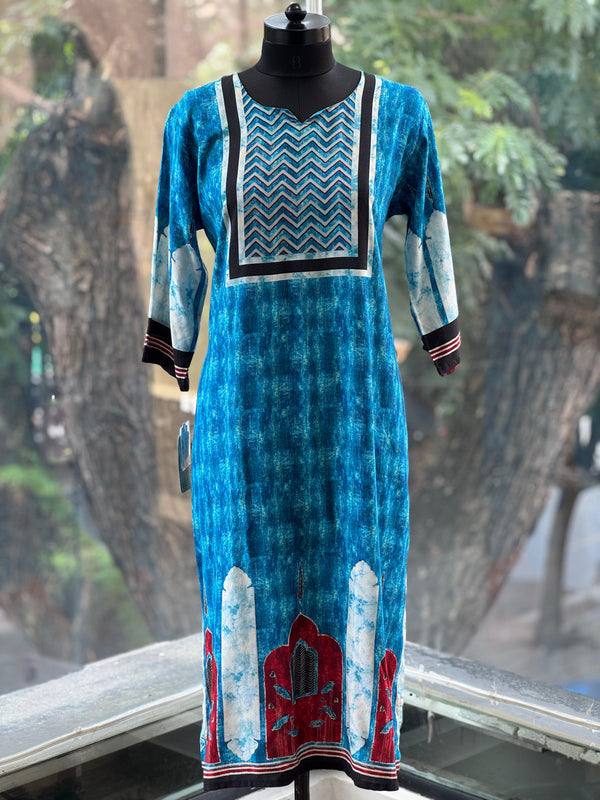 Blue Printed Tunic
