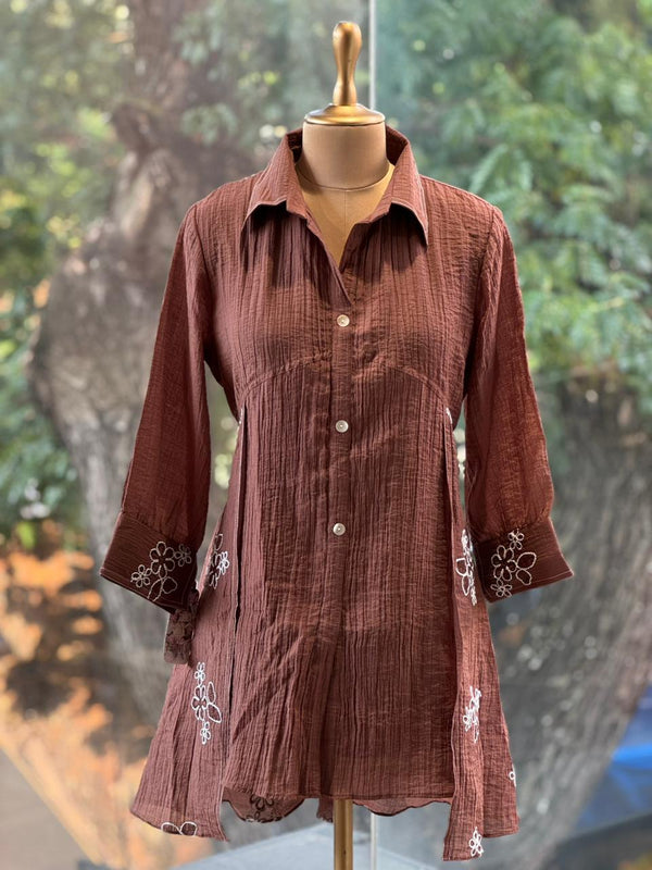 Brown Crush Co Ord
