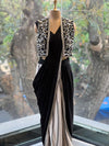 Black Designer Wear Drape
