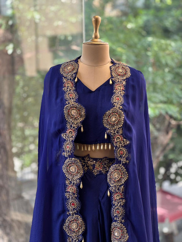 Purple Cape Set