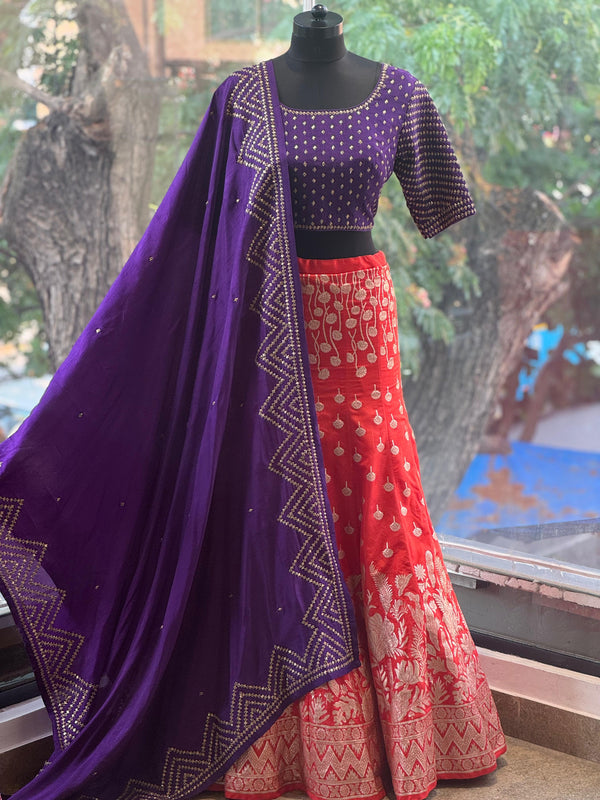 Purple Lehenga