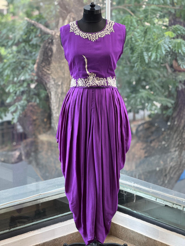 Purple Cape Set
