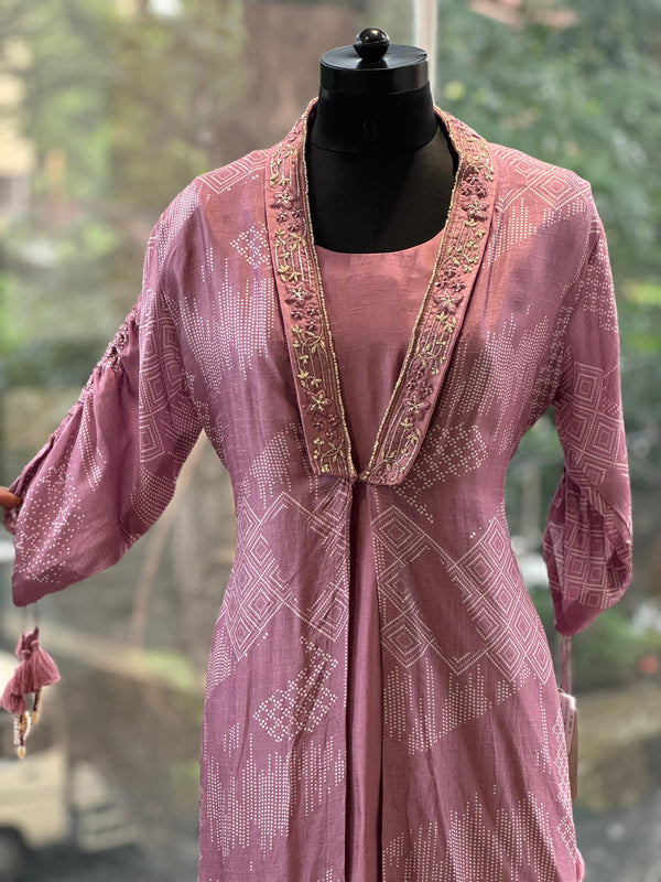 Mauve Jacket Style Co Ord