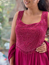 Maroon Gown