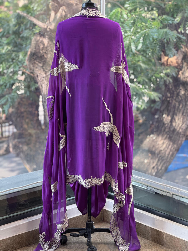 Purple Cape Set