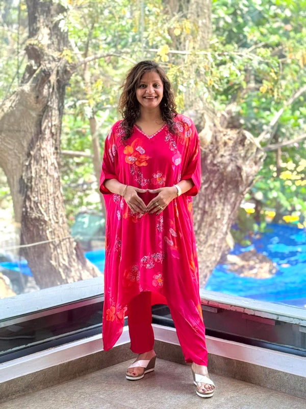 Pink Floral Co Ord