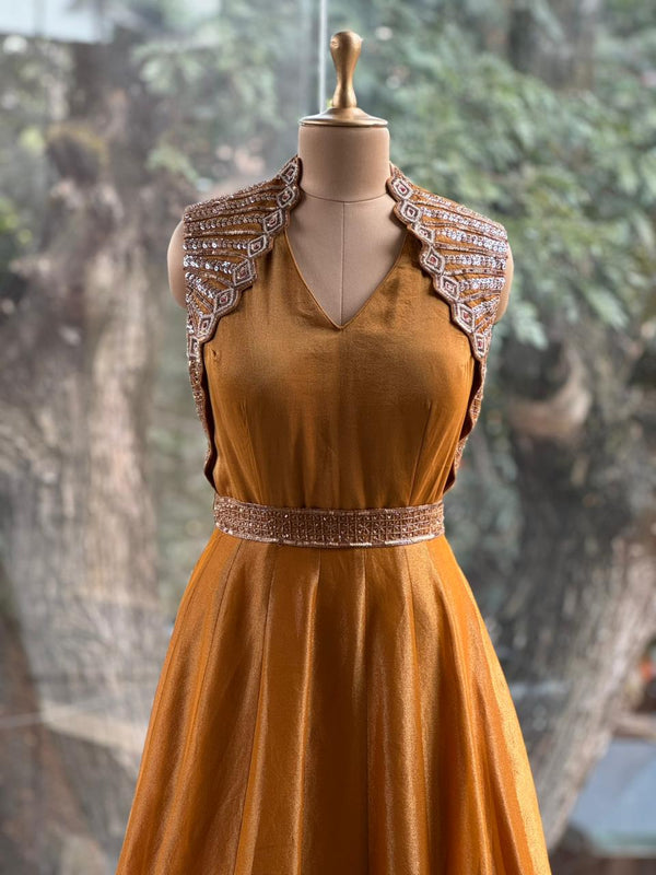 Mustard Yellow Gown
