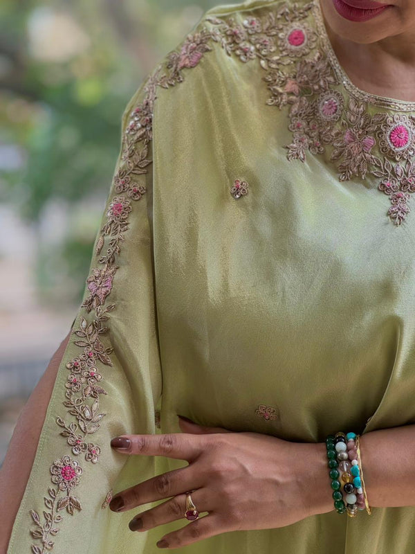 Light Green Kaftan Set