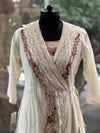 Cream Anghrakha Tunic
