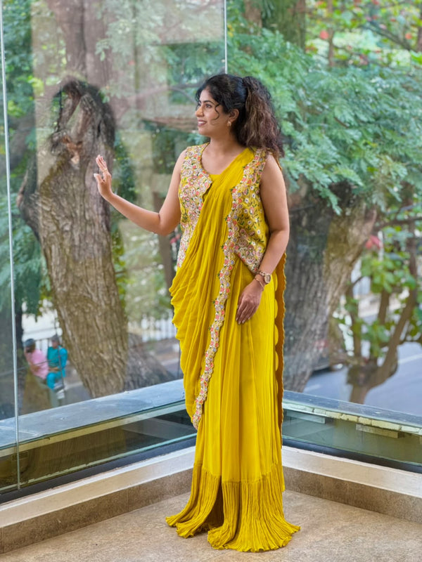 Yellow Jacket Style Drape