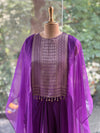 Purple Shaded Skirt Set