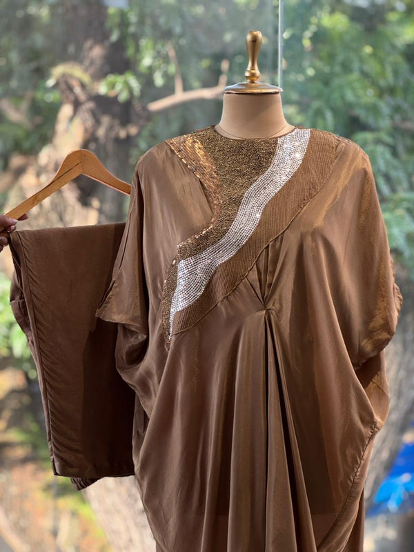 Brown Kaftan Co Ord