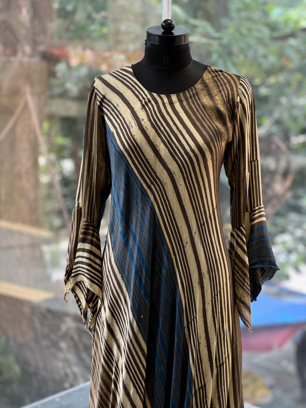 Beige Cowl Tunic