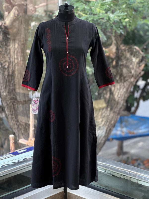 Black A-Line Tunic