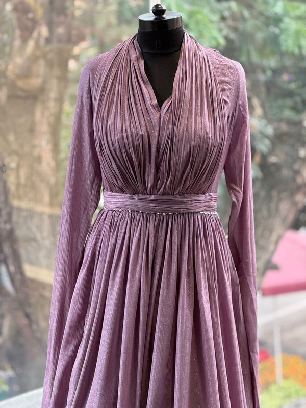 Mauve Shimmer Gown