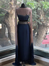 Blue Shaded Cape Set