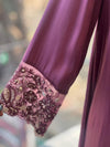Wine Asymmetrical Co Ord