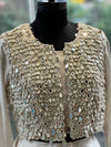 Off White Designer Made Cowl Skirt Set