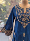 Blue Skirt Set