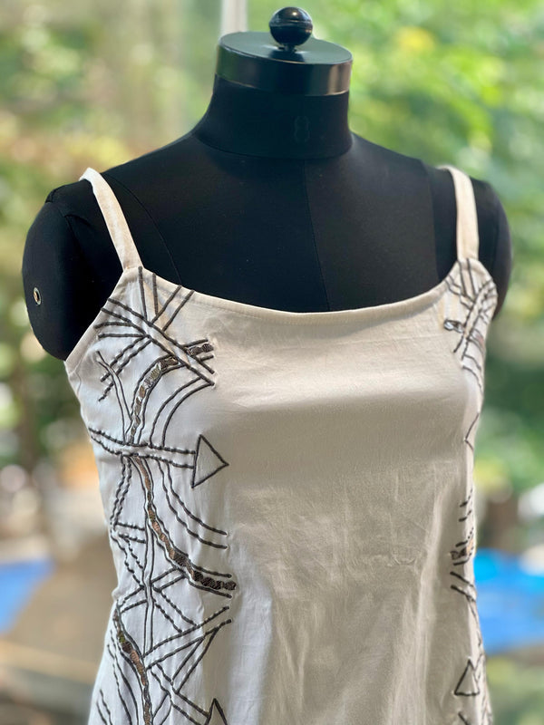 White Cape Tunic