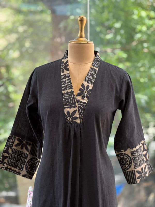Black VNeck Co Ord