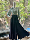 Pastel Green Printed Jumpsuit.