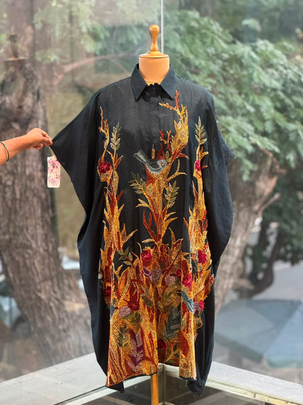 Black Kaftan Co Ord Set