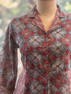 Maroon Printed Tunic