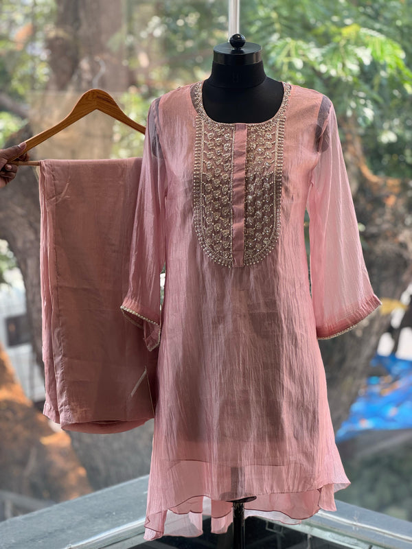 Pink Tissue Co Ord