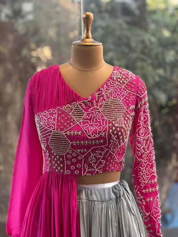 Pink Skirt Set