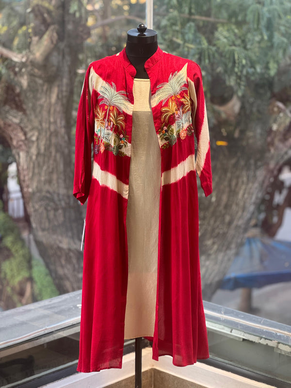 Red Tie Dye Tunic
