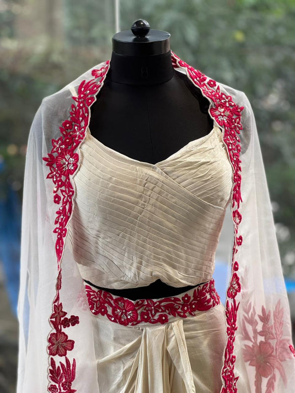White Cape Set
