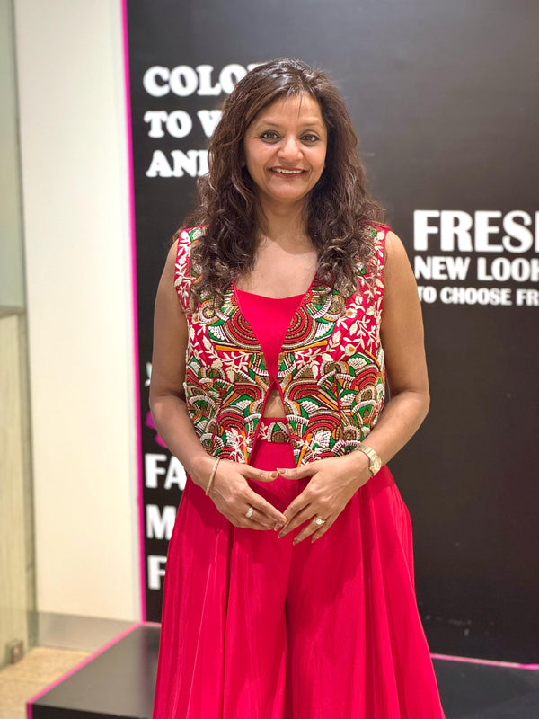 Red Jacket Set