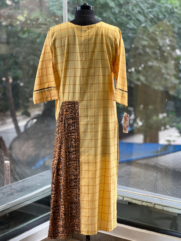 Yellow Checks Tunic