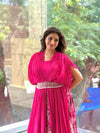 Pink Floral Lehenga