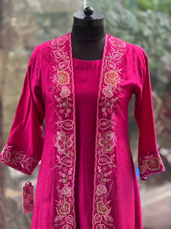 Pink Jacket Set