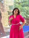 Pink gown