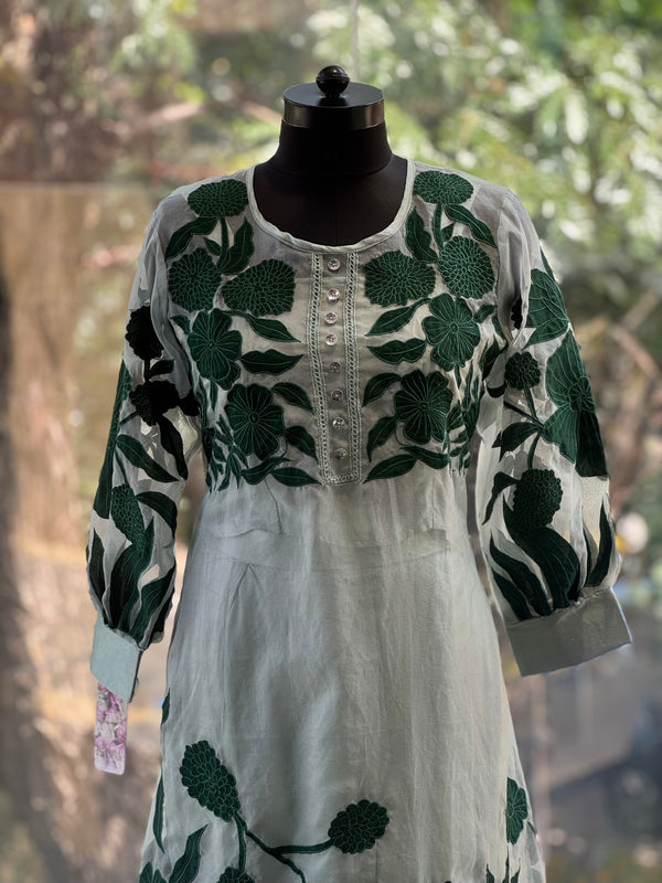 Green Kurta Set