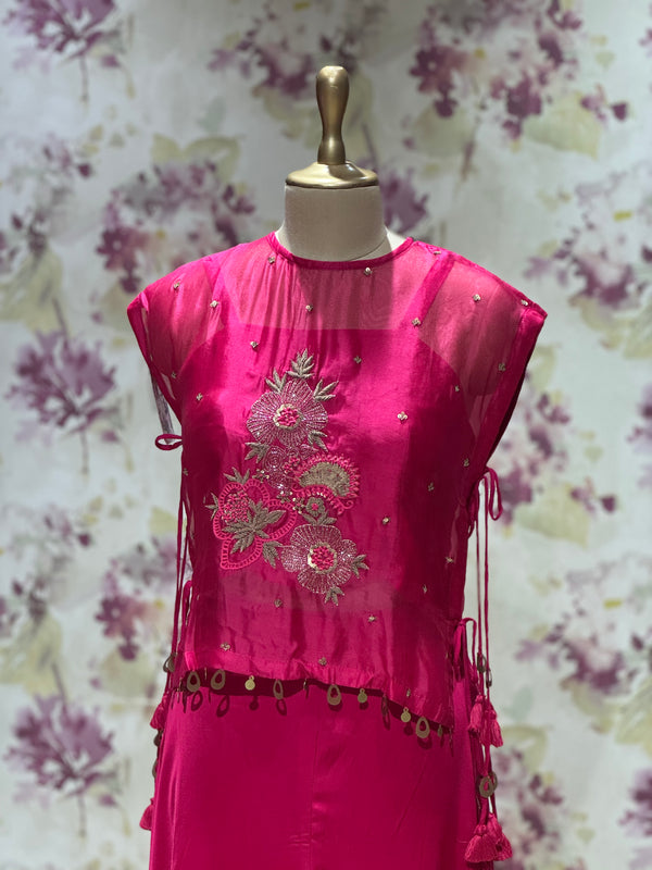 Pink Palazzo Set