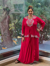 Red Skirt Set