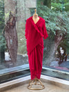 Maroonish Red Crush Tunic